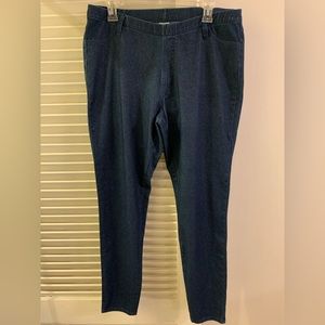 Faded Glory Medium Blue Jeans Jeggings, Mid Rise, Size XL, 16/18